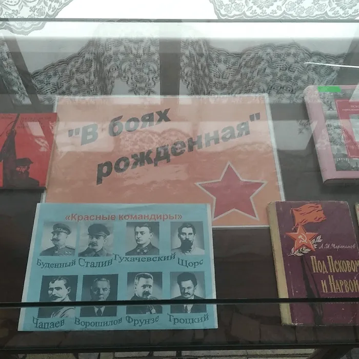 Выставка районной библиотеки  "Во славу Родины и края моего!"