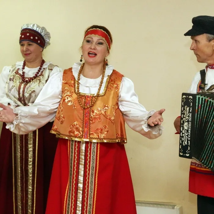 Участие "Новоржевских скобарей" в конкурсе псковского фольклора.
