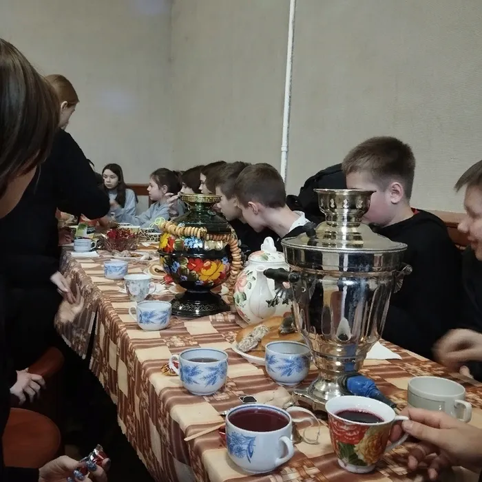  Урок традиционной народной культуры"МЫ ЗА ЧАЕМ НЕ СКУЧАЕМ!"