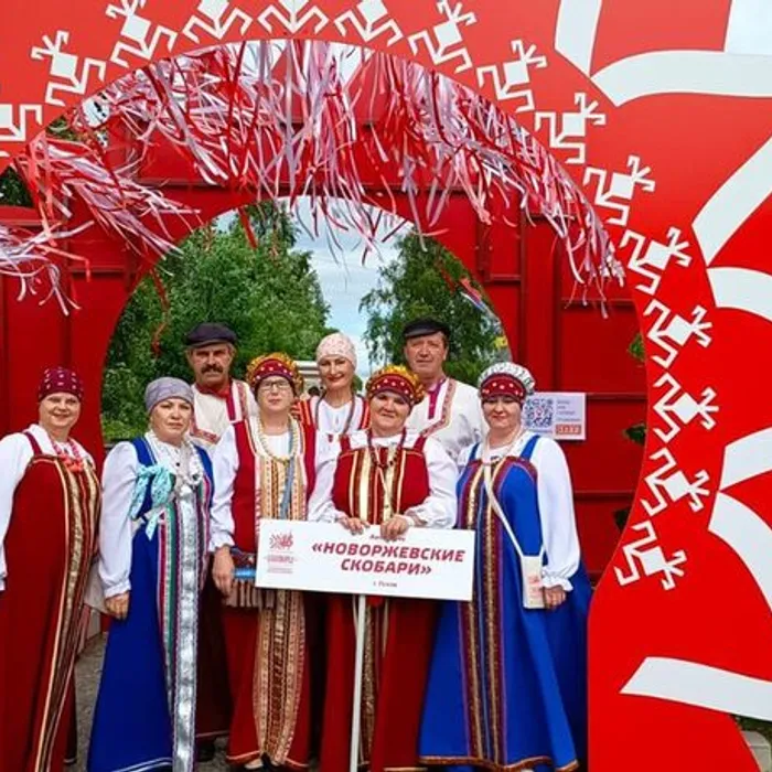 Новоржевские скобари - участники фестиваля фольклора «Беломорье»