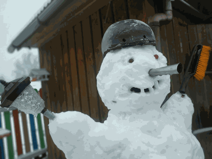 Симпотишный снеговик от Игоря Андреева👍