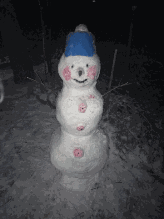 Снеговик от Марины Тимофеевой